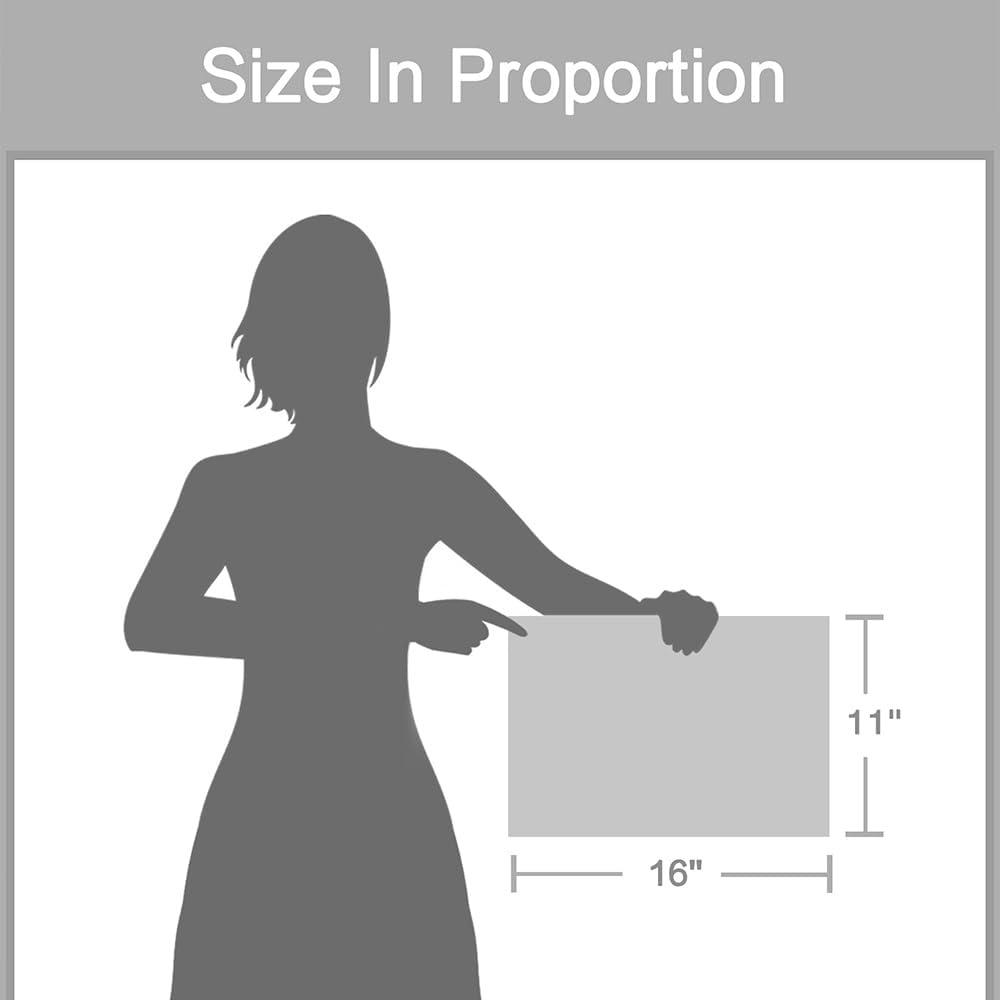 ARTISTIC PATH Sailboat Picture Seascape Wall Art: Nautical Artwork Print on Canvas Painting for Bedrooms (16" W x 11" H,Multi-Sized)