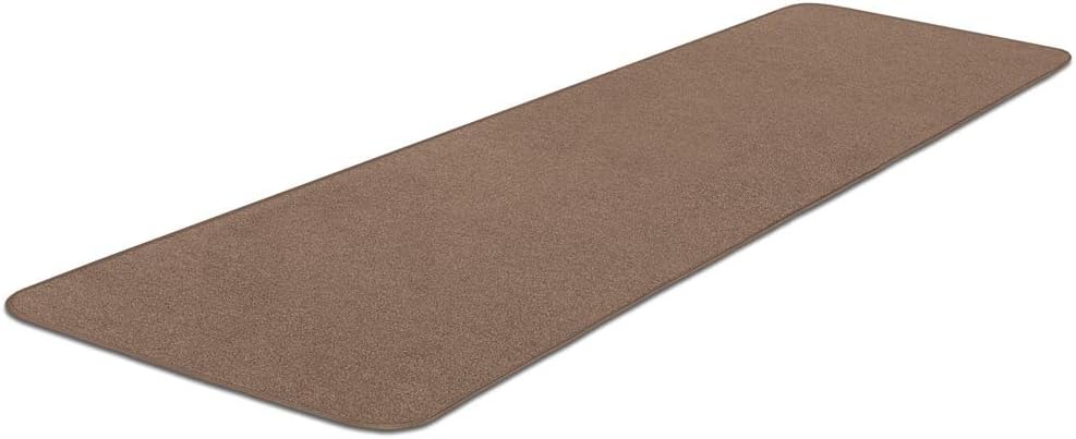 House, Home and More Outdoor Carpet Runner - Brown - 4 Feet x 15 Feet