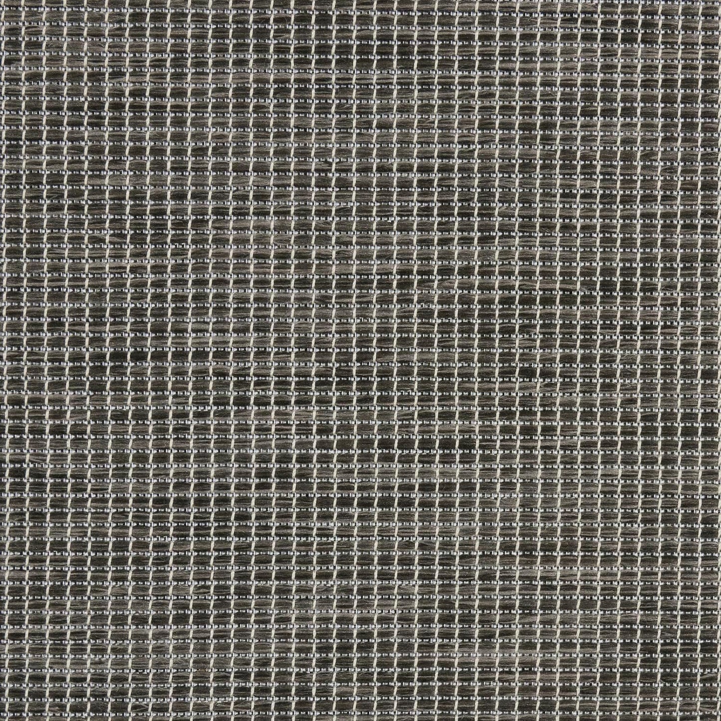 Nourison Positano Indoor/Outdoor Charcoal 6' x Round Area Rug, Easy Cleaning, Non Shedding, Bed Room, Living Room, Dining Room, Backyard, Deck, Patio (6 Round)