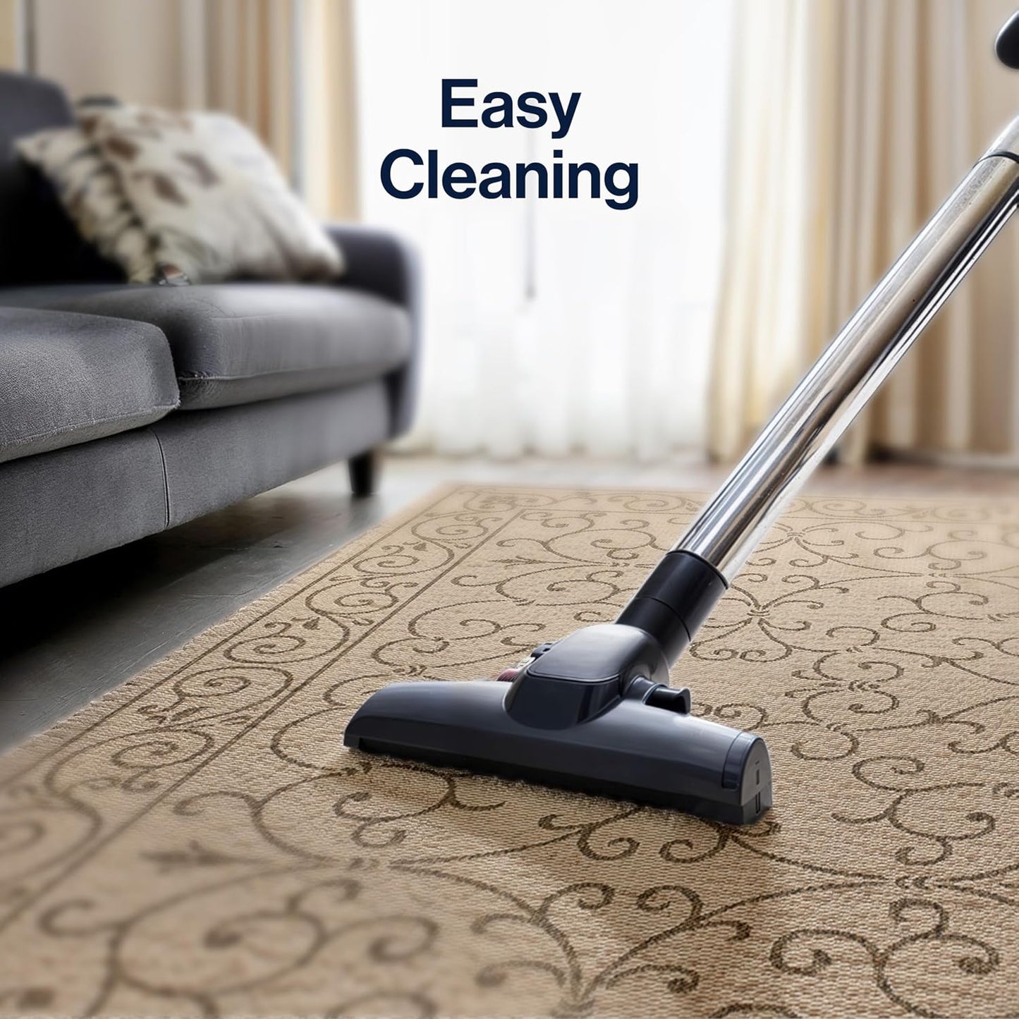 JONATHAN Y Vintage Filigree Indoor Outdoor Area Rug 8X10 Beige/Brown, Charleston Textured Weave for Backyard, Patio, Porch, Easy-Cleaning, High Traffic, Pet-Friendly, Non-Shedding (SMB106A-8)