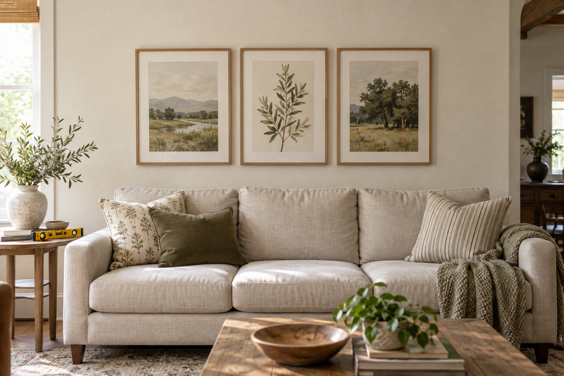 How to Hang Wall Art: A Complete Guide to Height and Spacing