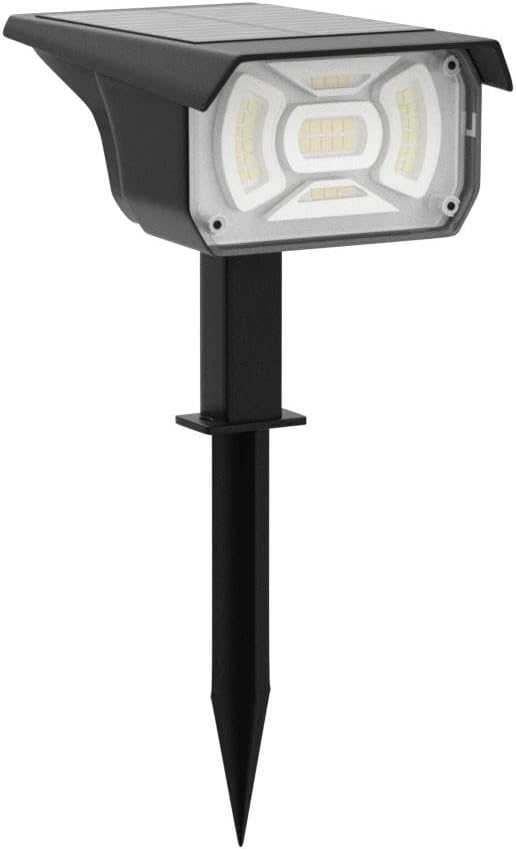 Color Solar Light Outdoor Waterproof Spotlights with 9 Light Modes, Color Changing Solar Outdoor Light for Decorate Festivals, Colored Spot Lights Auto On/Off, RGBW Landscape Lights