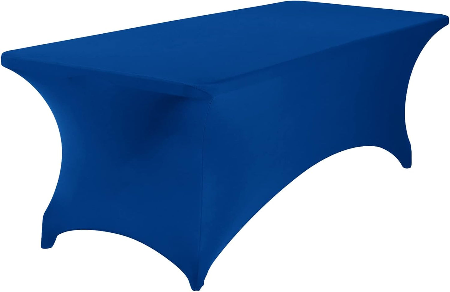 Spandex 8ft Waterproof Table Cover for Party,Wedding, Banquet, and Events(Classicbule)