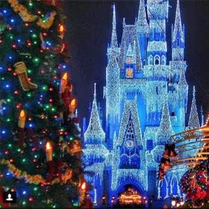 Dazzle Bright Fairy Lights Battery Operated, 4 Pack Total 80FT 240LED Silver Wire Waterproof String Lights, Christmas Decorations for Indoor Outdoor Bedroom Yard Decor, Multi-Colored