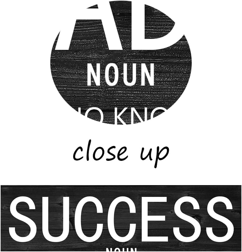 Success Leader Persistence Inspirational Wall Art Motivational Poster Motivation Quotes Canvas Prints Artwork for Office Modern Home Decor Painting Stretched and Framed Ready to Hang [30''Wx 40''H]