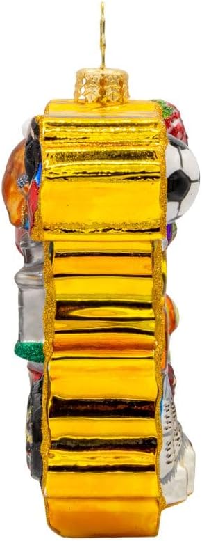 Christopher Radko Hand-Crafted European Glass Christmas Tree Decorative Ornament, España Elegance