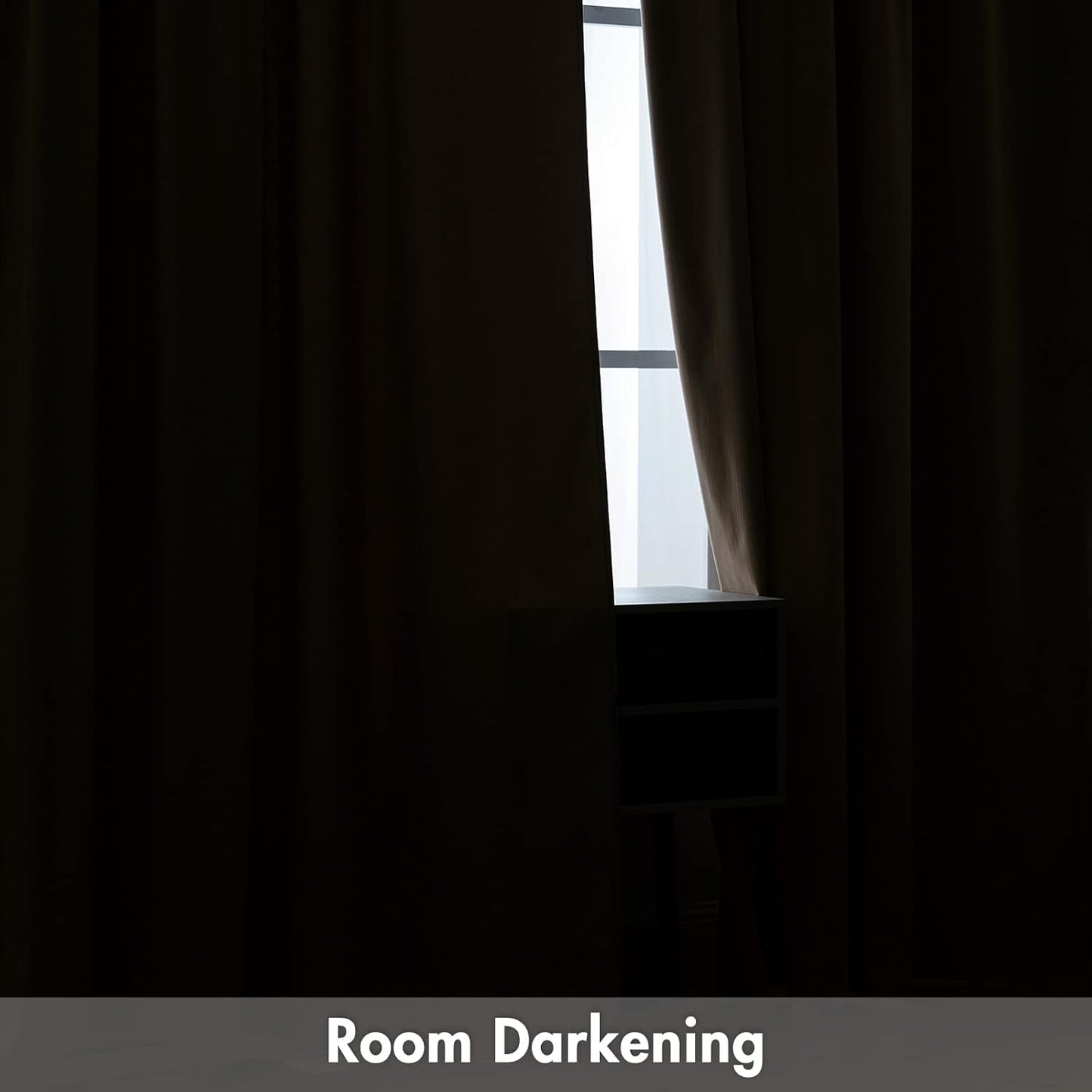 MIULEE Camel Beige Velvet Curtains Thermal Insulated Blackout Curtain Drapes for Bedroom Living Room Darkening 90 Inches Long Curtains Panels Rod Pocket Set of 2