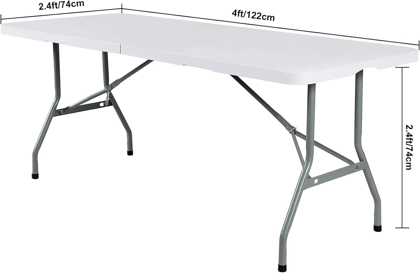 4Pack Spandex Waterproof Table Covers 4ft，Spandex 4ft Waterproof Table Cover for Party,Wedding, Banquet, and Events(Lavender)