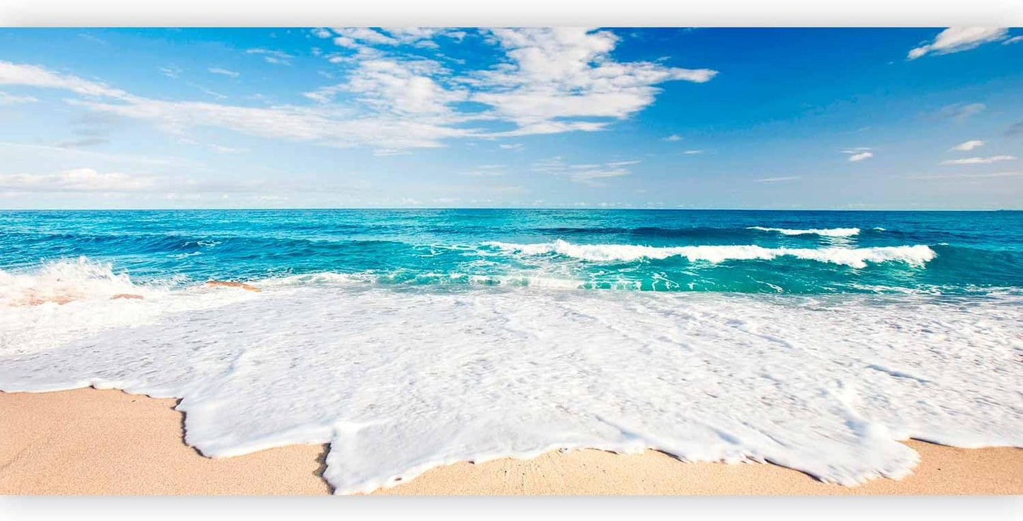 artgeist Wall Mural Peel and Stick Beach 212x98 in - XXL Self-Adhesive Corner Wallpaper Removable Large Sticker Foil Angle Wallpaper Wall Decor Print Nature Sea Landscape c-B-0035-a-b