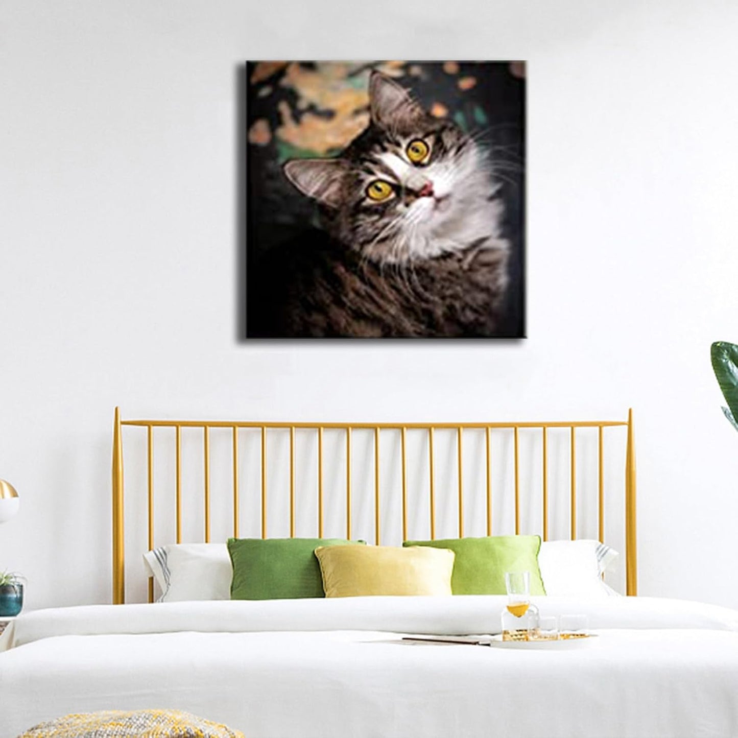 Laoife Custom Canvas Painting 12"x12" Upload Images, Custom Canvas Prints Photos Gifts with Your Photos Personalized Canvas Pictures of Kid Lover Family Pet, Wall Art
