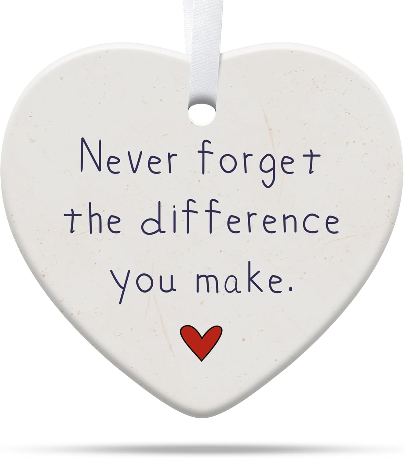 Thank You Gifts for Women, Nurse, Coworkers, Teacher, Retirement Farewell Going Away, Never Forget The Difference You Make Ornament, Christmas Ornaments 2025