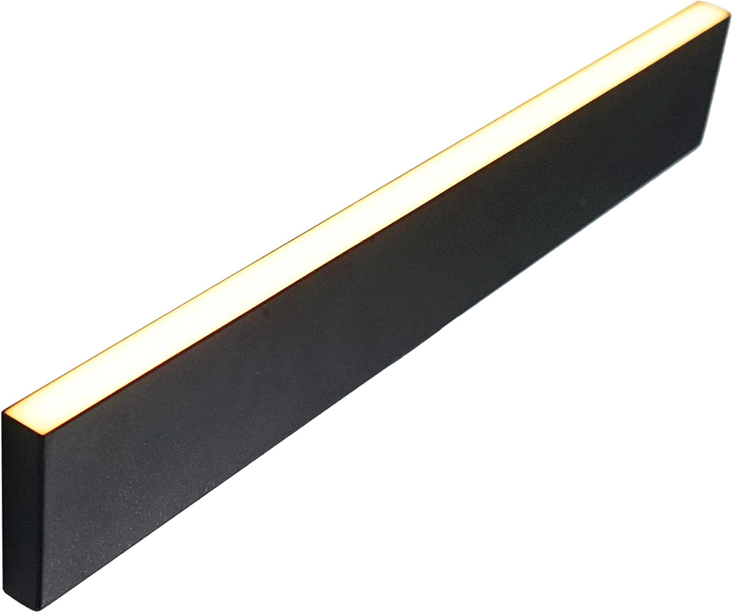 LUMENGY Paver Light Slim 0.5x18 Inch Glare-Free 2700K Warm White, Steel Brick Lighting for Pavers, Walls, Driveway & Pathway Borders, Waterproof IP67, 12V AC/DC Drive-Over Rated