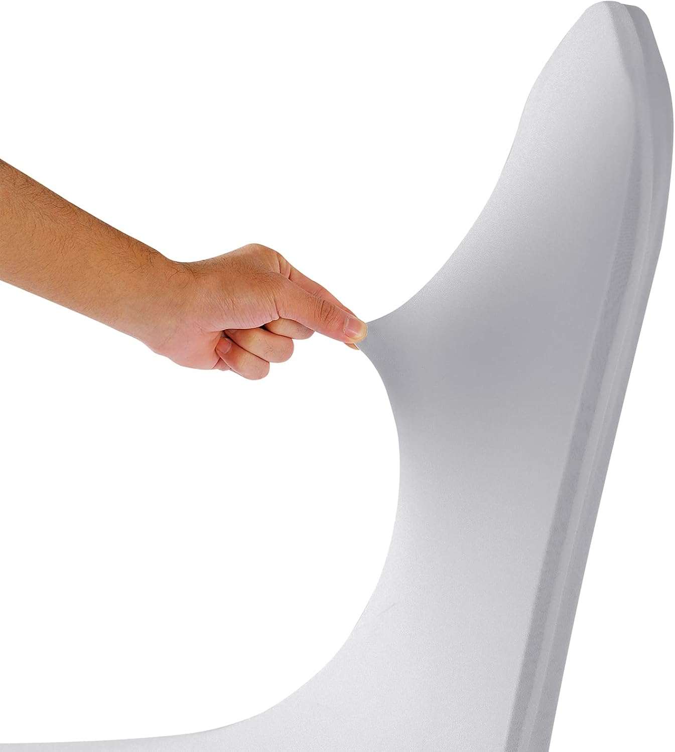 Spandex Chair Cover,12PCS,Chair Covers,Living Room Chair Covers,Removable Chair Cover Washable Protector Stretch Chair Cover for Party, Banquet,Wedding Event,Hotel(Sliver)