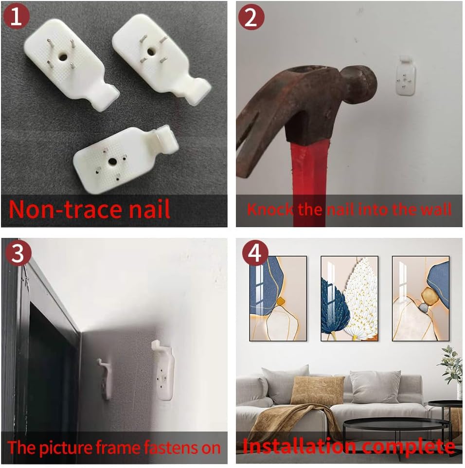 Bright Style Wall Art Set of 3 Frames Canvas Wall art Decor Abstract Minimalism Natural Posters & Prints, large Size Wall Art For Living room Bedroom Kitchen Office (24 "X 16" X 3 pieces, Blue)