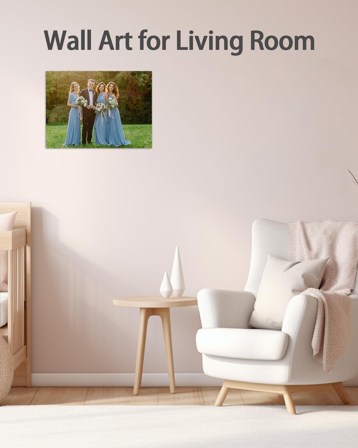 AbcCustomize Canvas Prints with Your Photos，Custom Canvas Wall Art for Bedroom, Living Room, Farmhouse Decor，Personalized Gifts Canvas Prints for Family，Friend，Lover，Pet