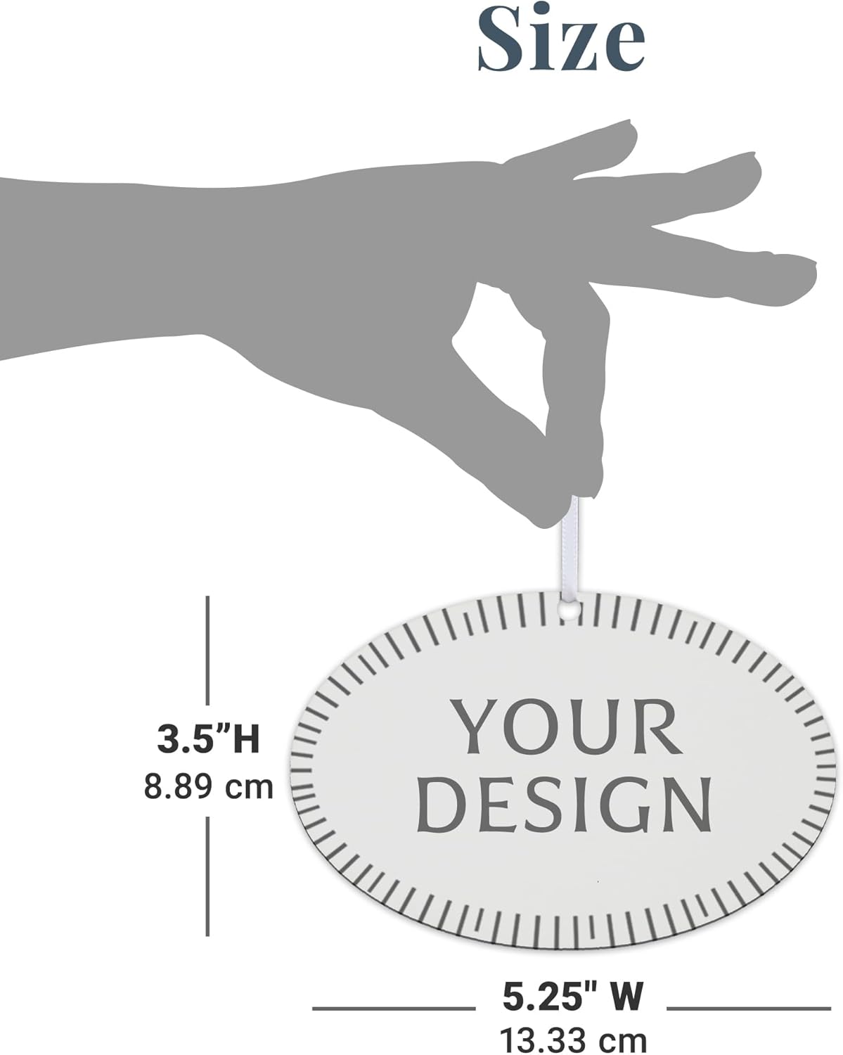 Let’s Make Memories Personalized Christmas Ornament - for Sisters - 2024 Christmas Ornament - Pastel Holiday Décor - Wood - Oval - Heartstrings - 2–6 Names