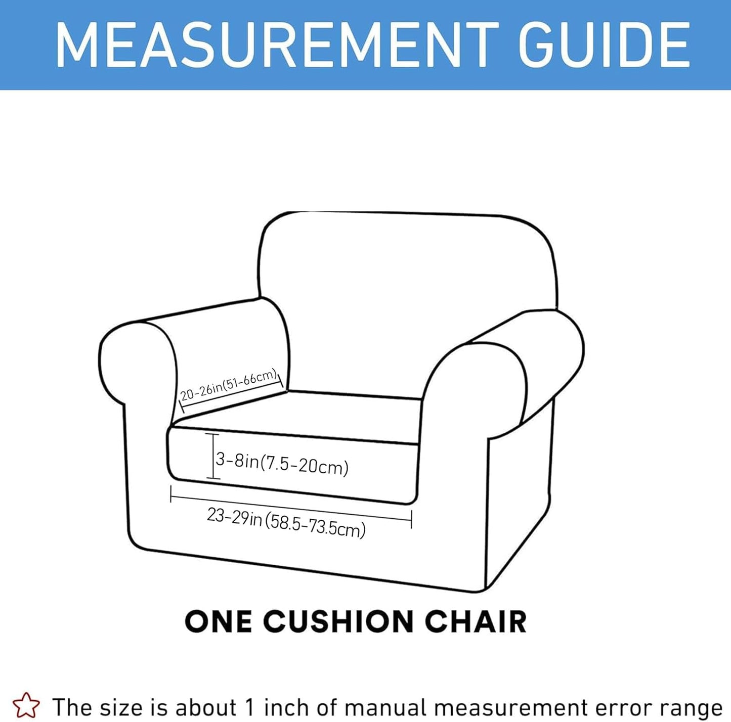 hyha Waterproof Couch Cushion Covers, Stretch Sofa Couch Seat Slipcover for Dog Washable, Non-Slip Waterproof Outdoor Cushion Covers for Patio Furniture Replacement (1 Piece for Small, Dark Grey)