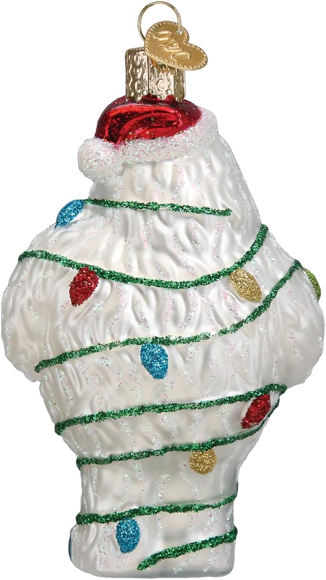 Old World Christmas Rudolph The Red-Nosed Reindeer Bumble Glass Blown Ornament for Christmas Tree