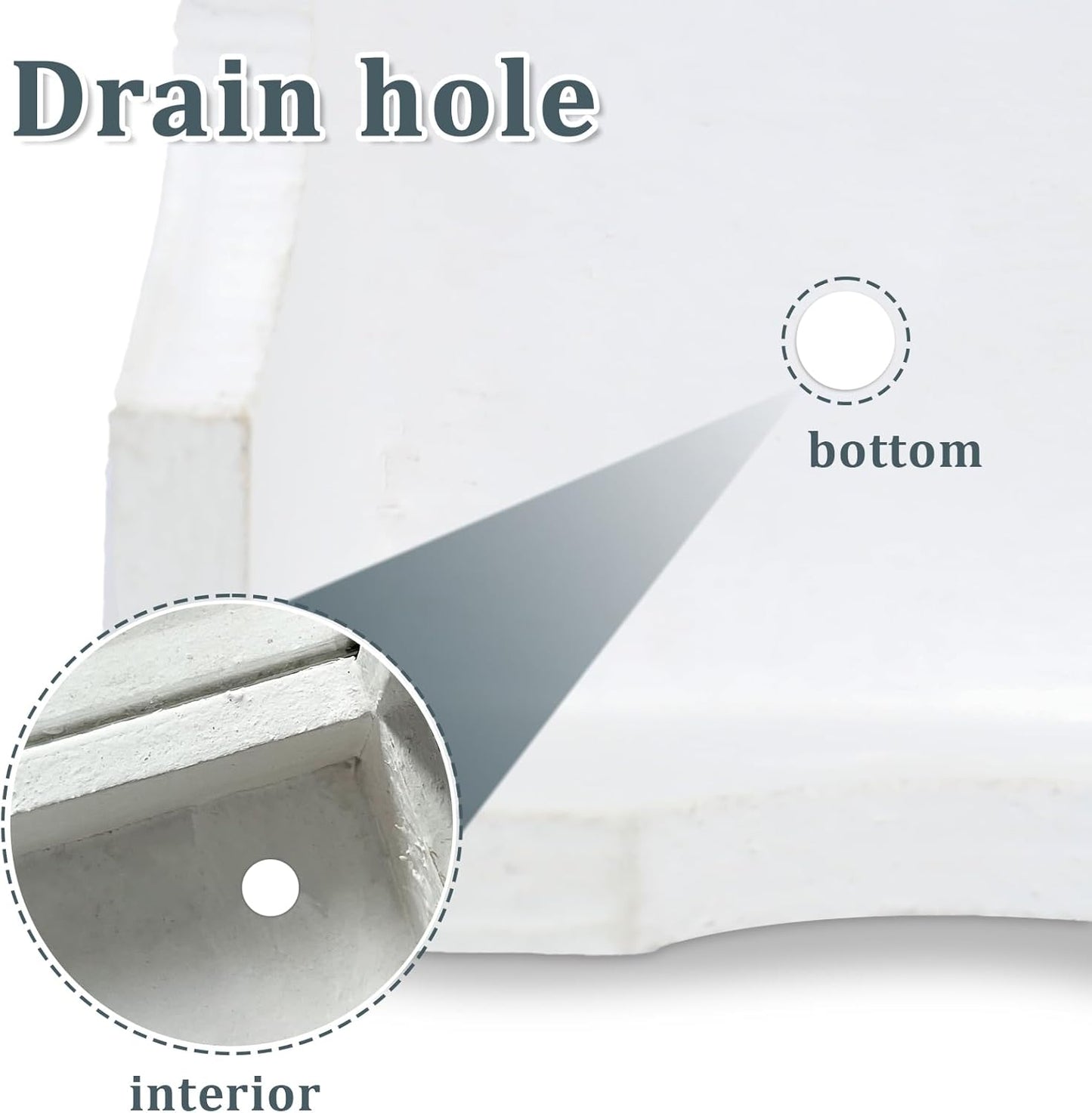 Bdor 2 Pack 26in Farmhouse White Waterproof Wood Metal Decorative Lanterns with Remote Control, Timer, Tempered Glass, Flameless Pillar Candles, Decorative Lanterns for Front Porch, Wedding