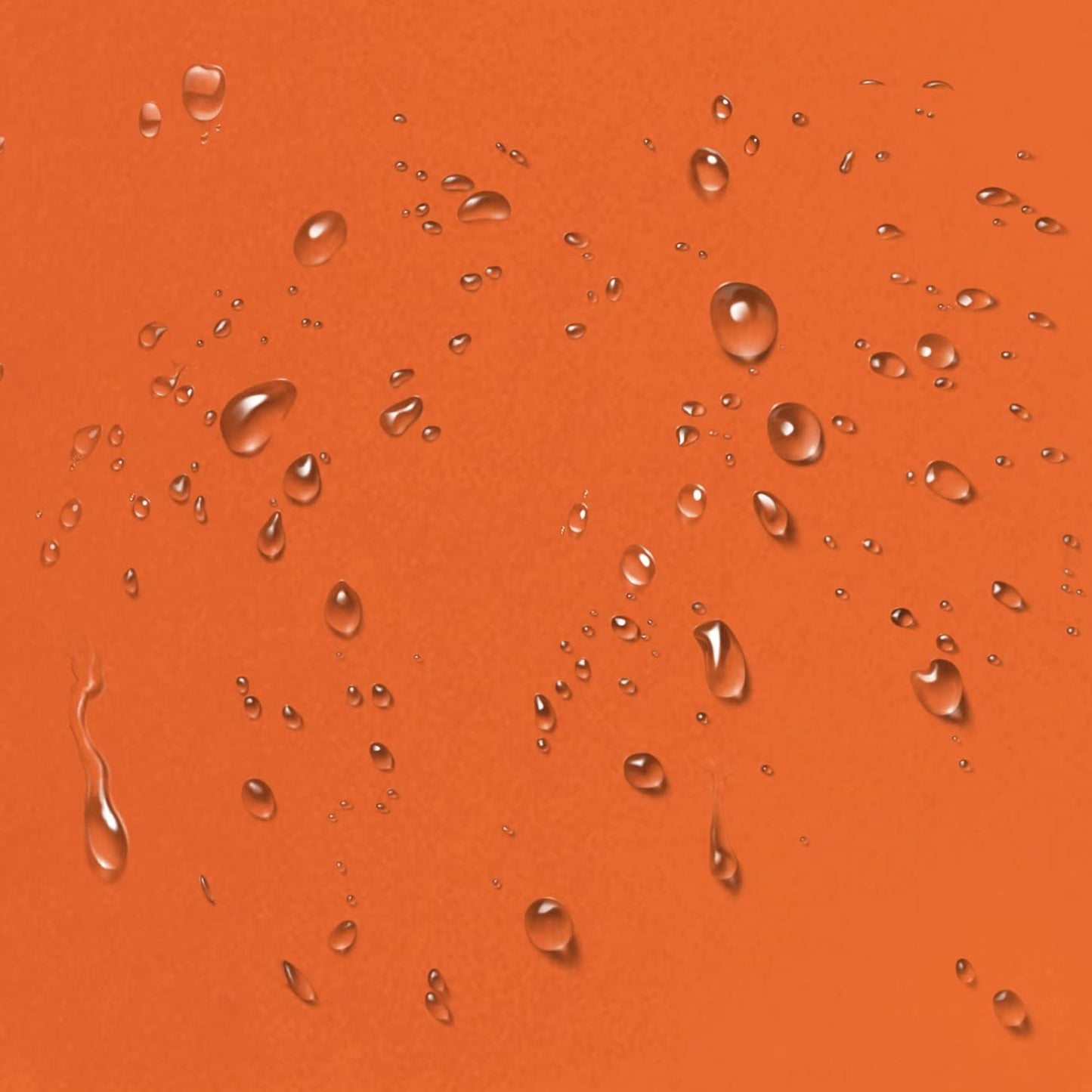 SuperO Waterproof Spandex Table Cover for 8FT Table Universal Fitted Stretch Tablecloth for Party, Banquet, Wedding and Events-Orange