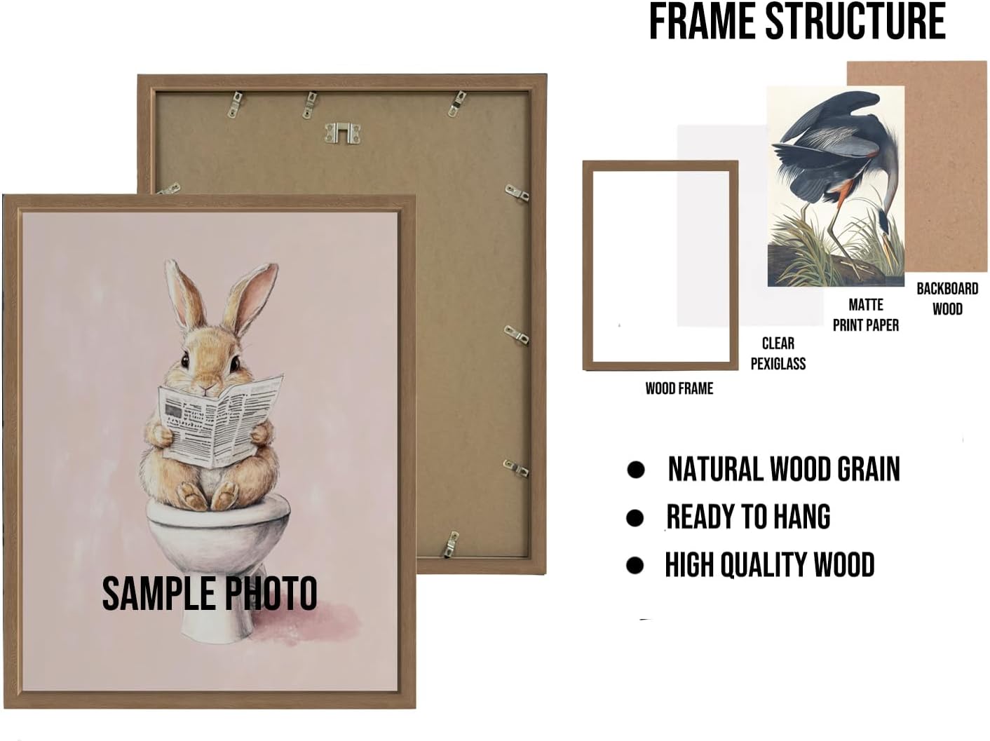 Dancing Skeleton Poster Art Print, Halloween Scary Vintage Wall Art Academia Spooky Painting Decoration for Horror Prints, Gothic Posters Bedroom Decor 89 (Dancing Skeleton, 16 x 20 inches, Wood Frame)