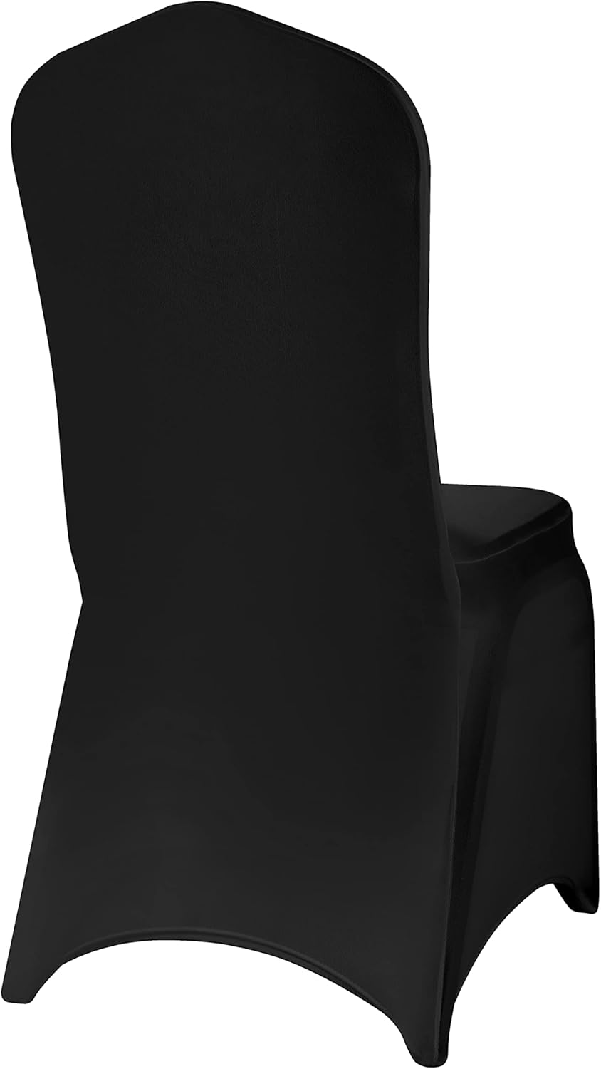 Spandex Chair Covers, 50PCS, Washable Protector for Living Room, Party, Banquet, Wedding, Hotel (Black)