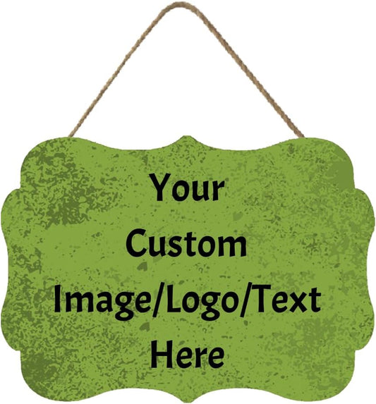 Personalized Custom Wooden Signs with Any Text Name for Home Door Man Cave Bar Family Farmhouse Decorative Home Kitchen Rustic Wall Decor