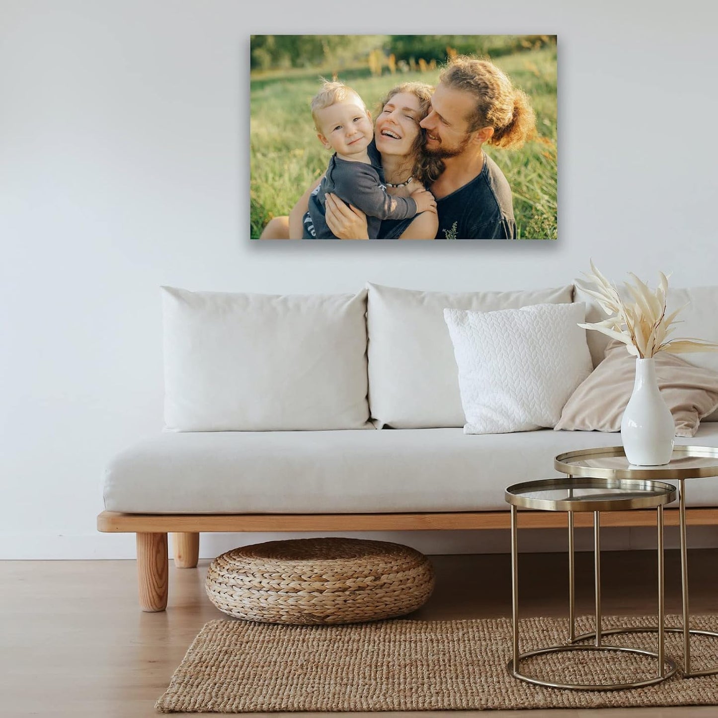 Custom Canvas Prints with Your Photos Custom Wall Art Personalized Canvas Pictures for Pet/Family Gifts for Mom/Men/Women (16'' W x 24'' H)