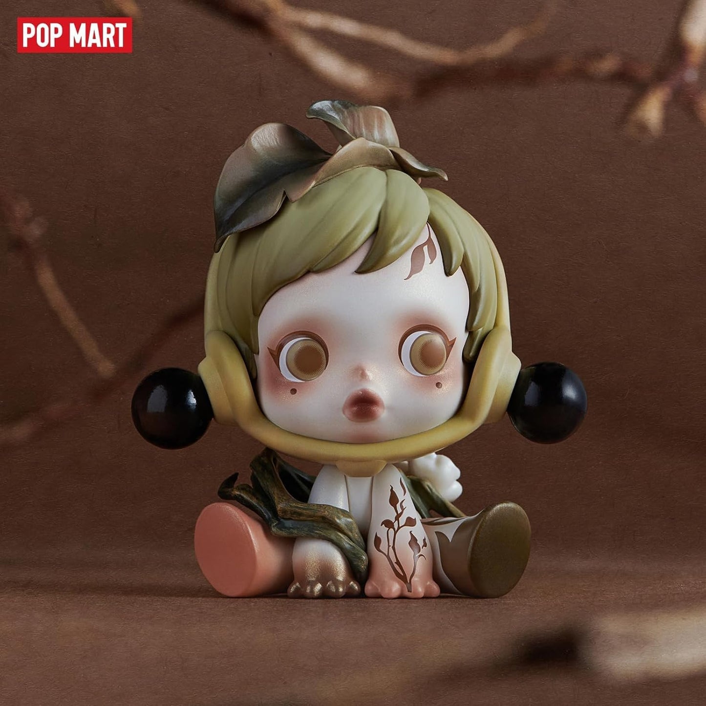 POP MART SKULLPANDA The Ink Plum Blossom Series Figures, SKULLPANDA Blind Box Figures, Random Design Action Figures Collectible Toys Home Decorations, Holiday Birthday Gifts, Single Box