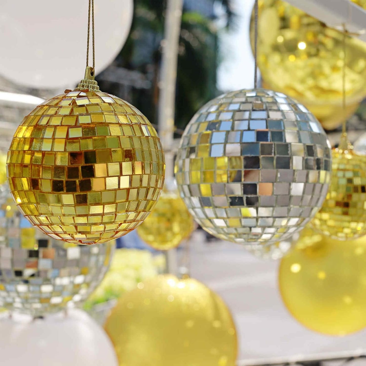 HARFINGTON 10 Sheet 4800 Pieces Self Adhesive Mirror Mosaic Tiles 5x5mm Small Square Mirror Tiles Sticker Disco Ball Stickers Mini Glass Tiles for DIY Craft Party Home Decoration, Brown