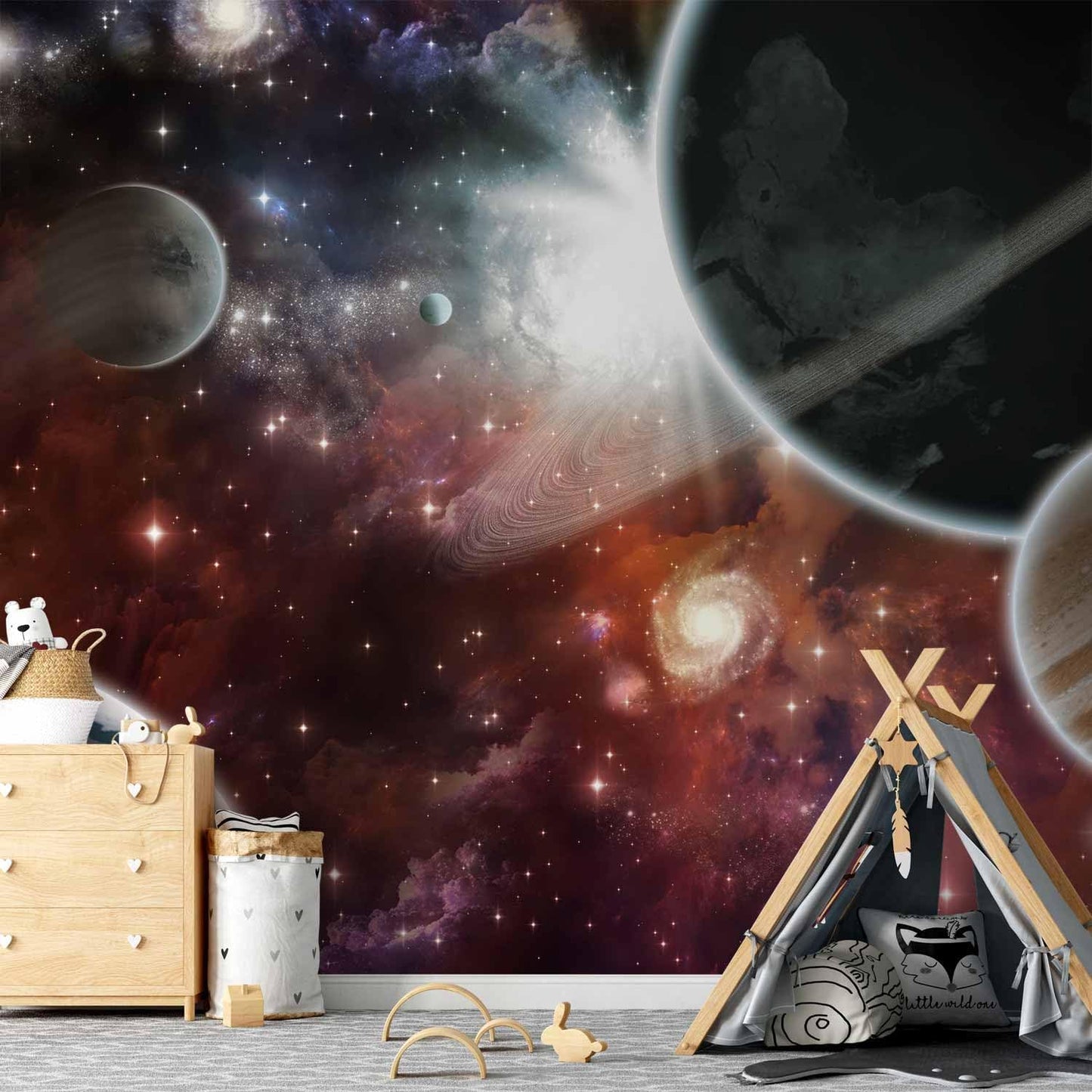artgeist Wall Mural Cosmos Galaxy 177x124 in - XXL Non-Woven Wallpaper Fleece Wall Decor Photo Print Picture Image Design Home 10110905-32