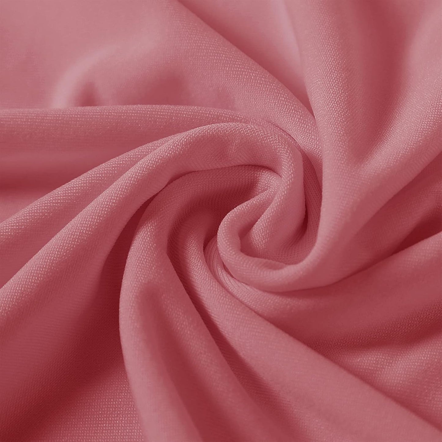 Spandex Chair Covers, 25PCS, Washable Protector for Living Room, Party, Banquet, Wedding, Hotel (Dusty Pink)