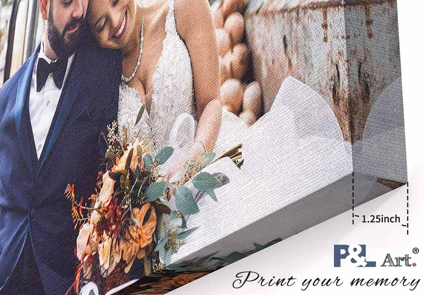 Personalized Custom Canvas Prints: Photo On Canvas (Framed Canvas, 16x16) Transform Your Photos into Stunning Framed Wall Art Digitally Printed Photo To Canvas Ideal for Home Decor