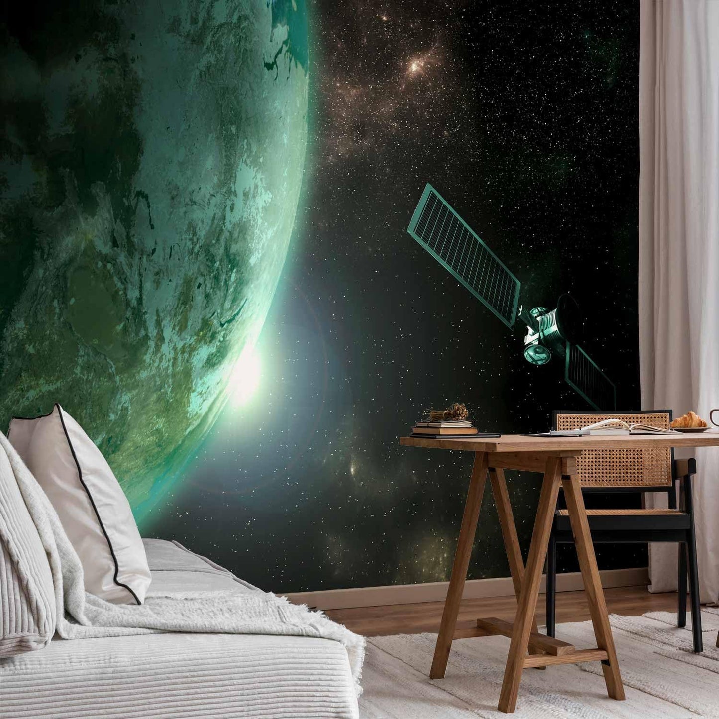 artgeist Wall Mural Cosmos Galaxy 157x110 in - XXL Non-Woven Wallpaper Fleece Wall Decor Photo Print Picture Image Design Home n-B-0007-a-b