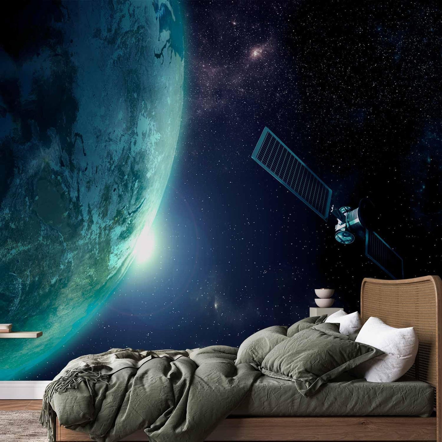 artgeist Wall Mural Cosmos Galaxy 79x55 in - XXL Non-Woven Wallpaper Fleece Wall Decor Photo Print Picture Image Design Home n-B-0007-a-c