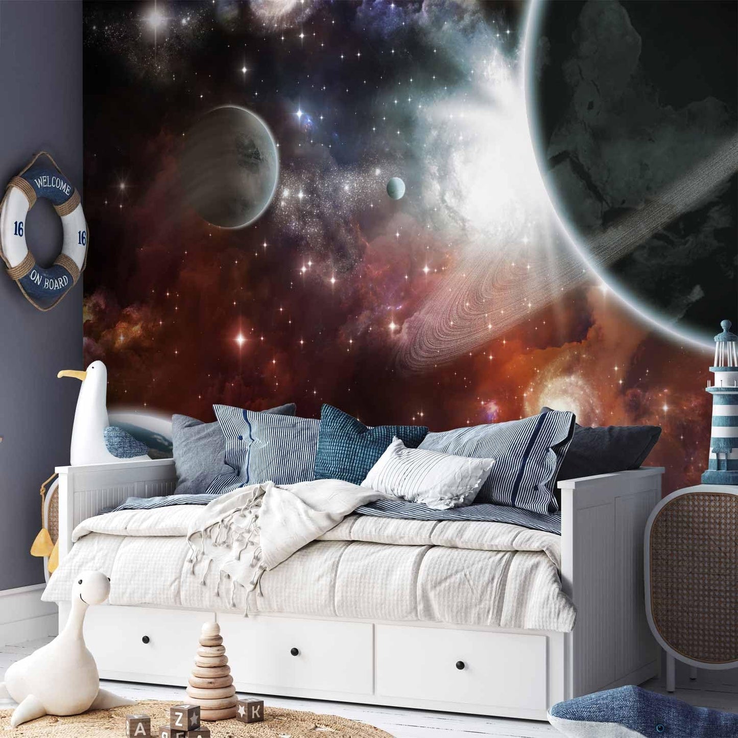 artgeist Wall Mural Cosmos Galaxy 157x110 in - XXL Non-Woven Wallpaper Fleece Wall Decor Photo Print Picture Image Design Home 10110905-32