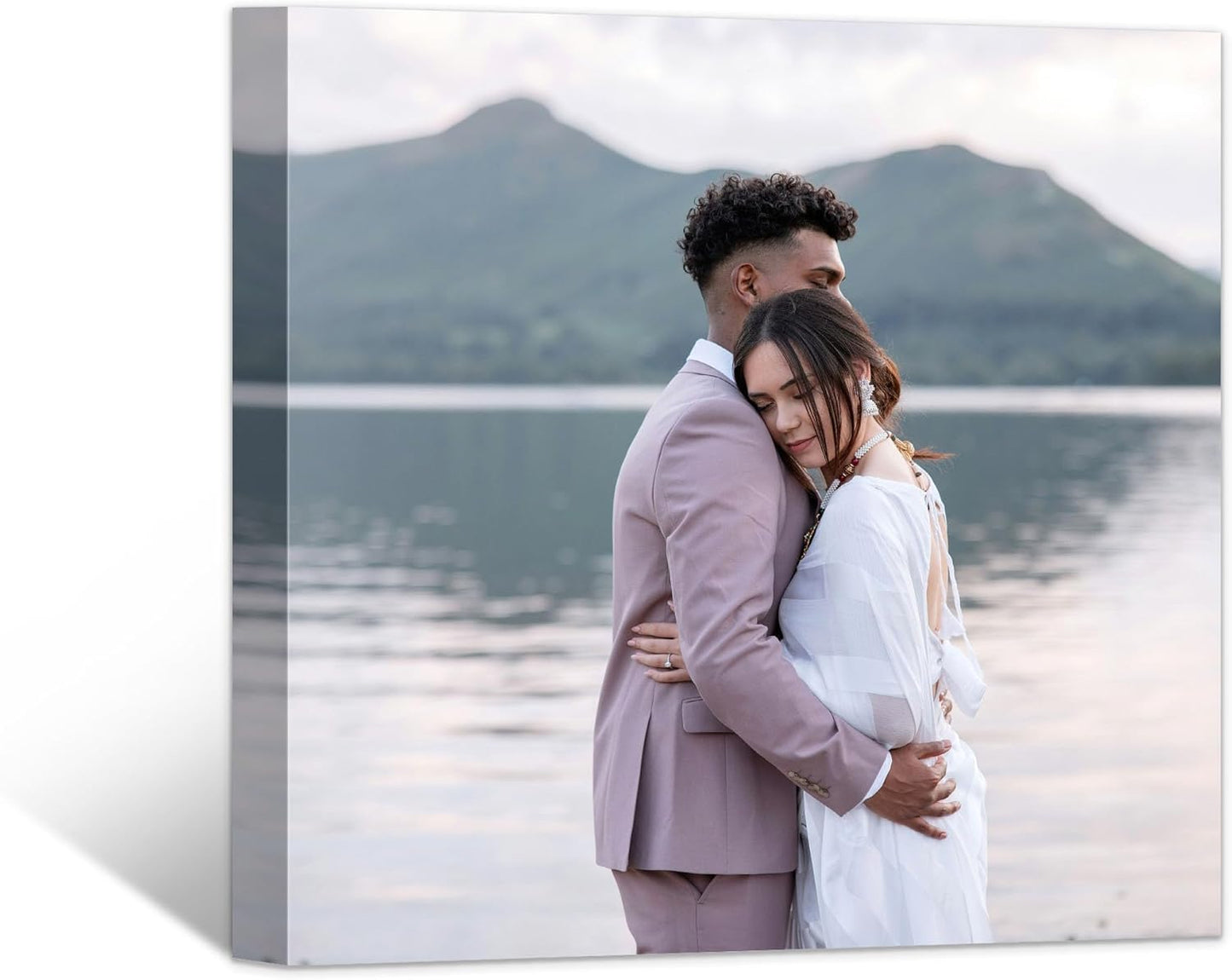 Tapuayts Personalized Custom Canvas Poster: Upload Your Image/Photo for Custom Photo-to-Poster Printing, Quality Wall Art Print (12" X 12")