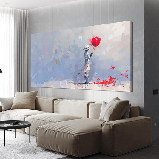 Large Canvas Wall Art Decor Modern Minimalist Wall Art Decor Wall Pictures For Living Room Artwork for Walls Colorful Wall Art Decorations Bedroom Office Home Wall Decor Prints Ready to Hang 24" X 48"