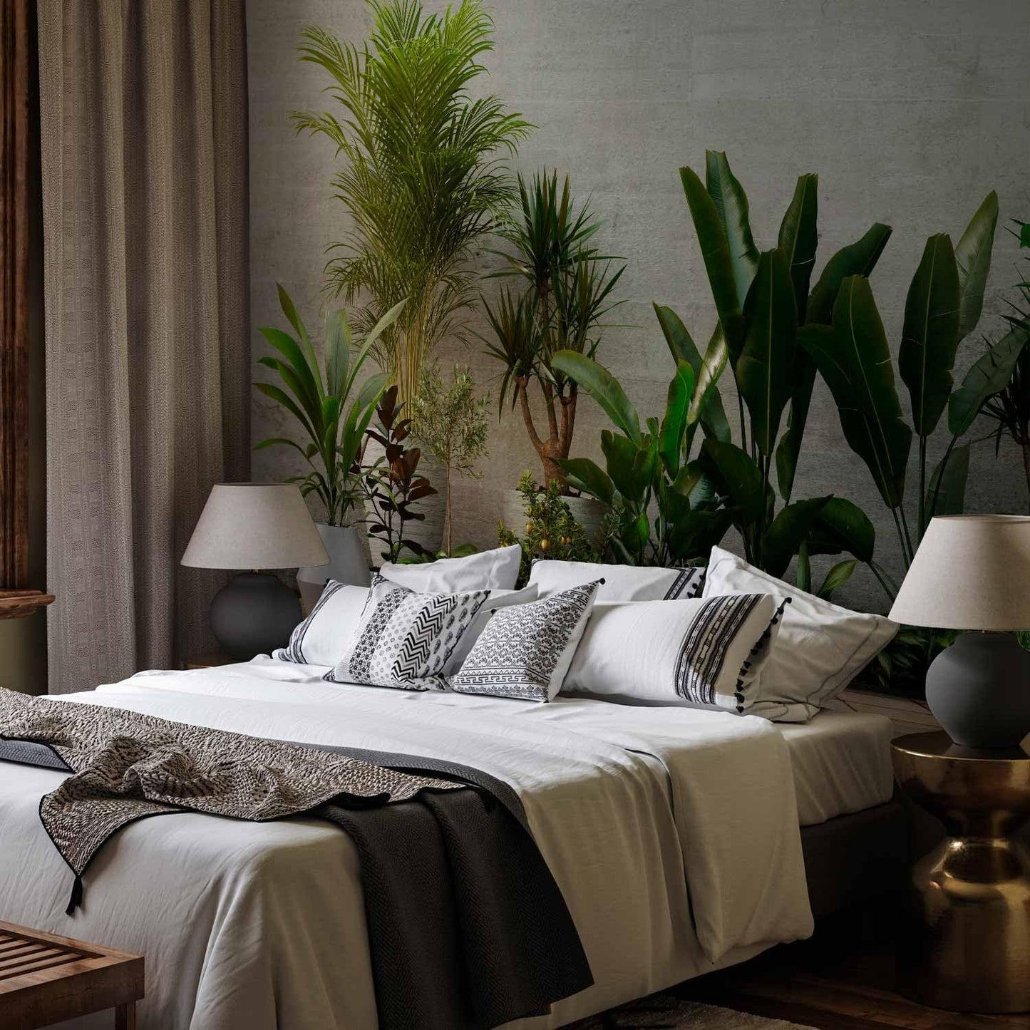 artgeist Wall Mural Nature 173x124 in - Peel and Stick Self-Adhesive Wallpaper Removable Large Sticker Foil Wall Decor Print Picture Image Design Botanics Plants 3D Effect b-B-0600-a-a