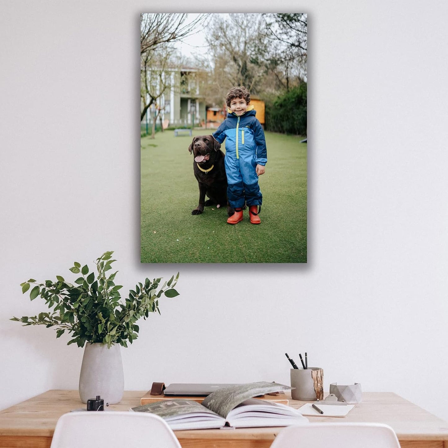 Custom Canvas Prints with Your Photos Custom Wall Art Personalized Canvas Pictures for Pet/Family Gifts for Mom/Men/Women (20'' W x 30'' H)