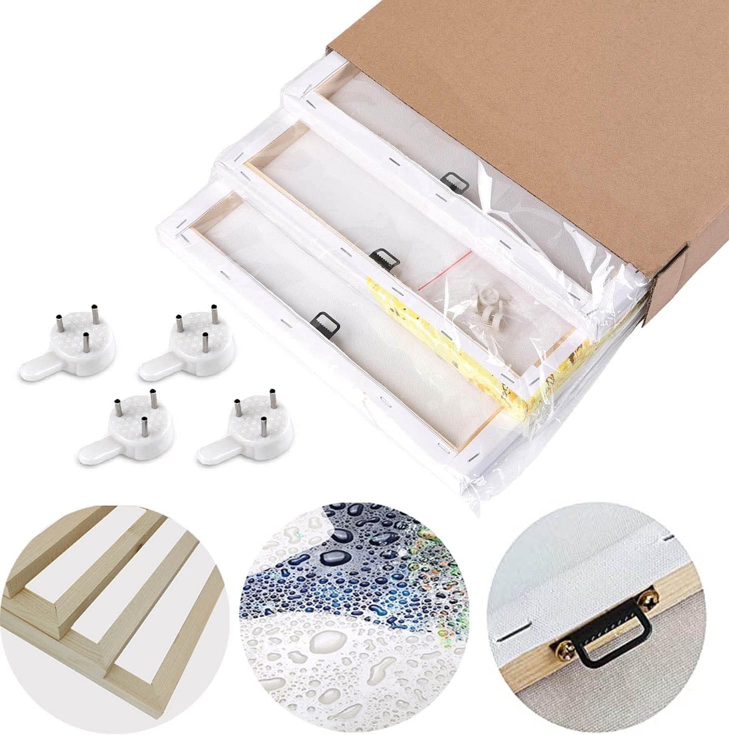 Yxbhhym Bathroom Wall Art Décor Black and Gold Leaf Poster Art Prints Sunflower Canvas Wall Art Paintings Flower Wall Pictures for living room Hallway Décor office Bedroom Decorations