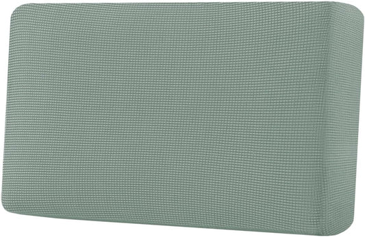 H.VERSAILTEX Super Stretch Individual Seat Cushion Covers Sofa Covers Couch Cushion Covers Slipcover Sets Thick Jacquard Textured Twill Fabric (1 Piece Loveseat Cushion Cover, Sage)