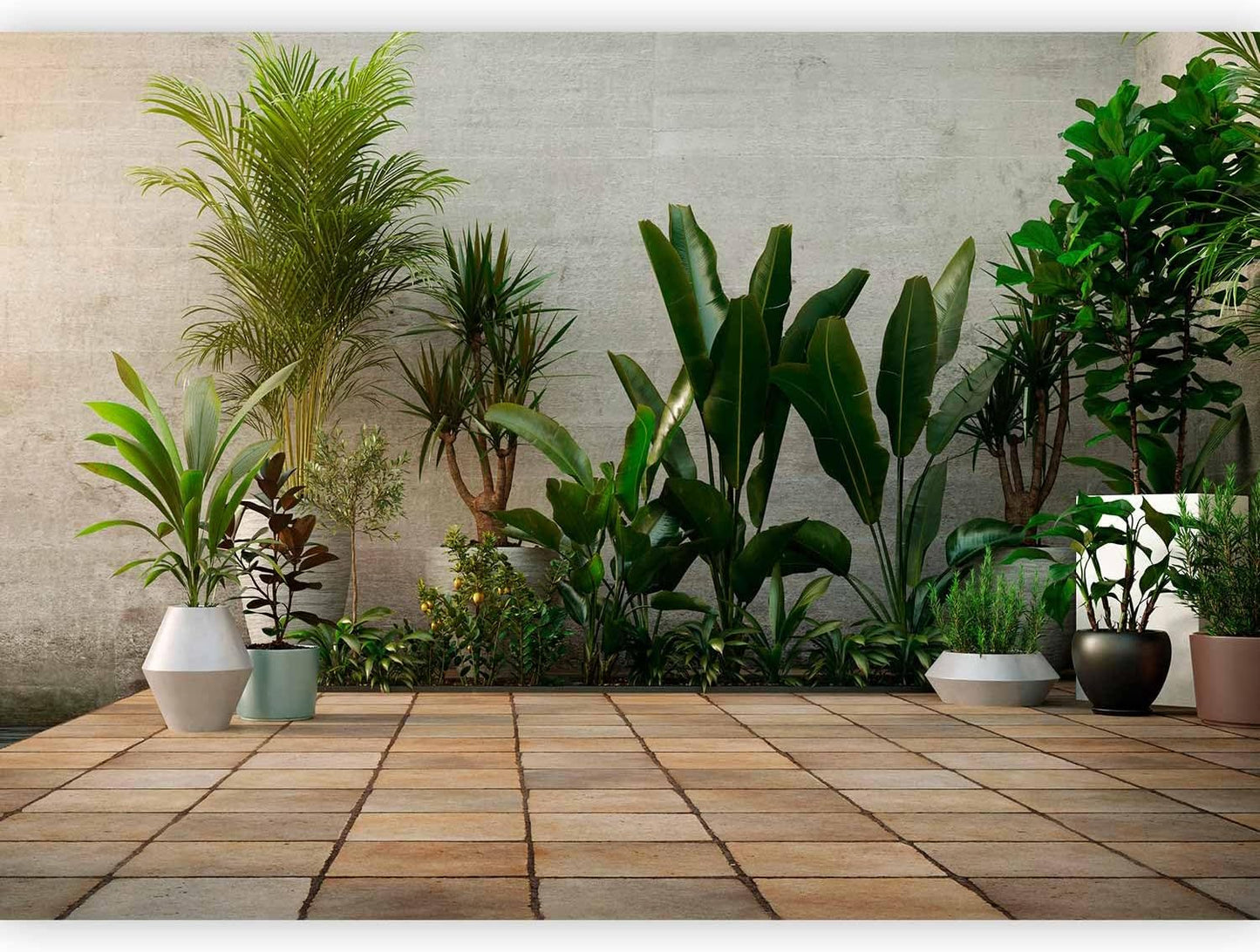 artgeist Wall Mural Nature 116x83 in - XXL Peel and Stick Self-Adhesive Wallpaper Removable Large Sticker Foil Wall Decor Print Picture Image Design Botanics Plants 3D Effect b-B-0600-a-a