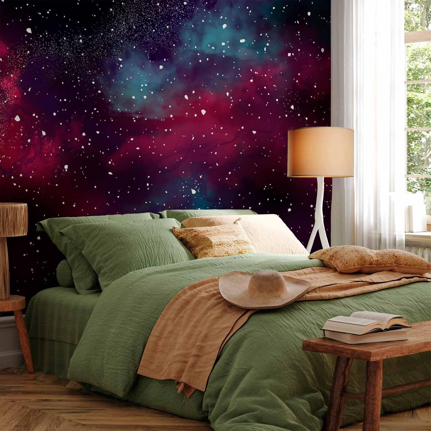 artgeist Premium Wall Mural Space 98x69 in - Non-Woven Wallpaper Fleece Wall Decor Photo Print Picture Image Design Home Mural Galaxy Universe Cosmos Sky a-A-10326-a-a
