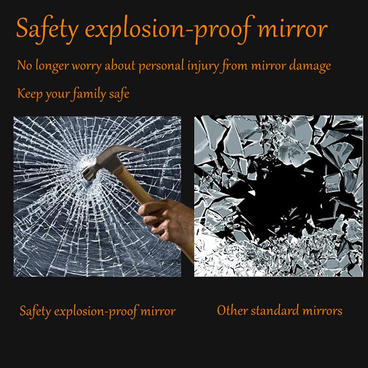 Single Beveled Edge Frameless Wall Mount Bathroom Vanity Mirror, 30” X 36”