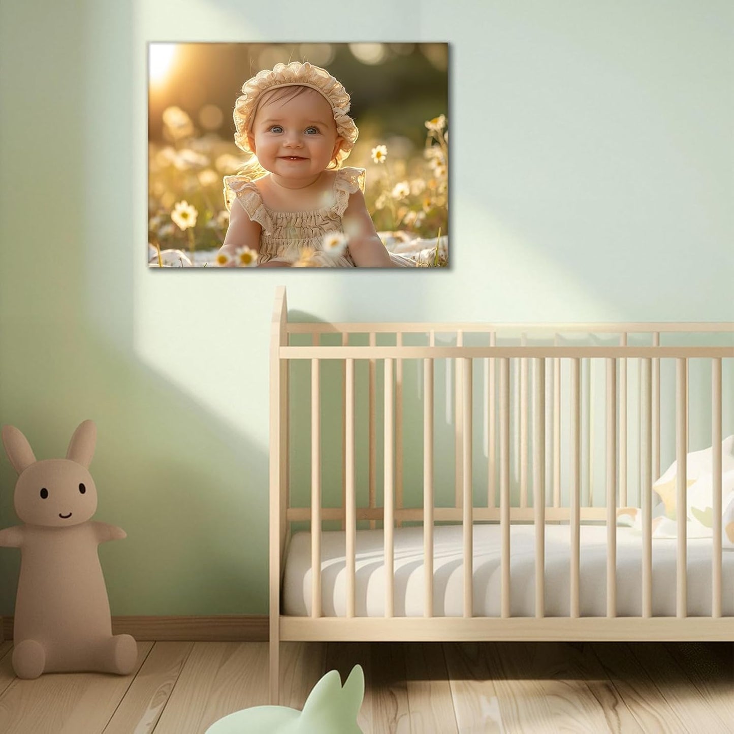 GAIYUAO Customized Canvas Pictures for Wall Custom Canvas Print Poster Personalized Photo Prints Frame Large Wall Art Picture for Living Room 20x30in