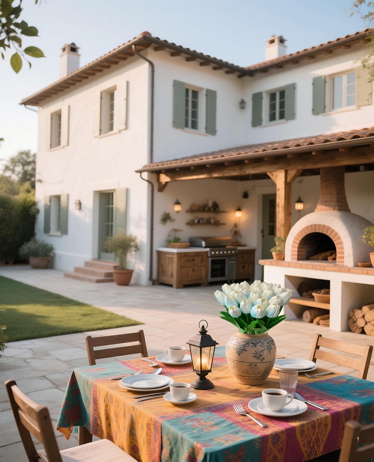 15 Pcs Fake Tulips Artificial Flowers Real Touch PU Faux Flowers Tulip Stems for Wedding Bouquet Floral Arrangement Home Party Office Decorations Mother's Day