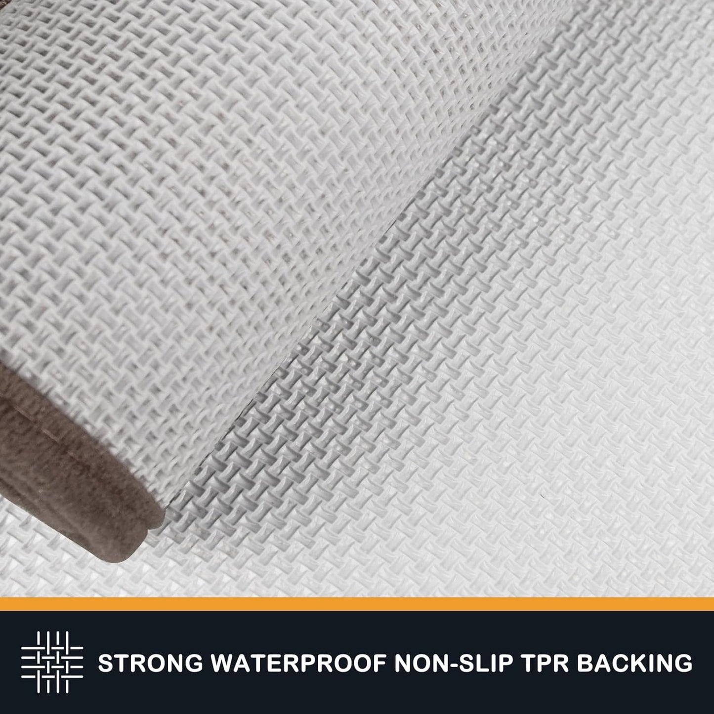 PURRUGS Dirt Trapping Door Mat 32" x 47", Non-Slip/Skid Machine Washable Entryway Rug, Dog Doormat, Super Absorbent Welcome Mat for Muddy Wet Shoes and Paws, Grayish Brown