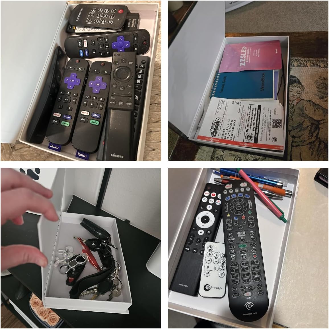 Decorative Storage Book Box – Hidden Storage for Remote Controls, Keys, and Small Items – Elegant Home Decor for Living Room, Bedroom, Coffee Table – Modern Style Faux Book Organizer (London)