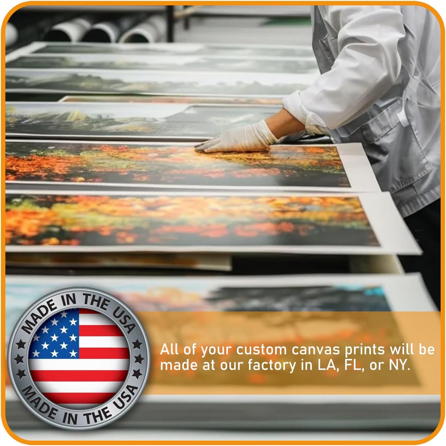 xzartdiy Custom Canvas Prints with Your Photos - Personalized Picture Print Customized Gifts for Family Home Office Wall Art Decor, Wrapped Canvas 48x24inch
